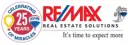 RE/MAX REAL ESTATE SOLUTIONS logo