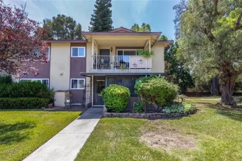 Apartment Building with Enclosed Patio