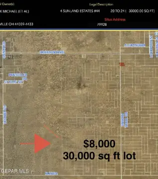 Land in Horizon City, TX