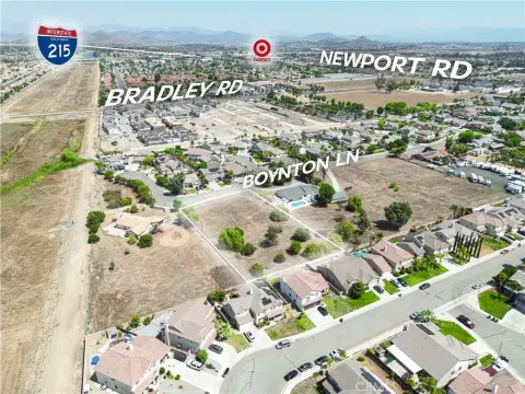 Menifee Land with Approved Plans