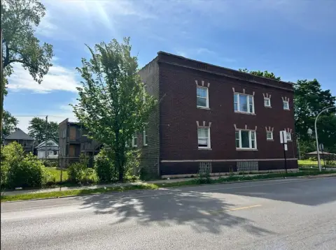 Brick Apartment Building With Basement