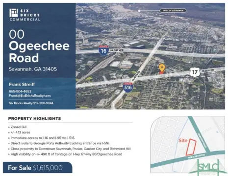 Savannah Land on Ogeechee Road