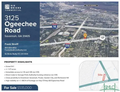 Savannah Land on Ogeechee Road