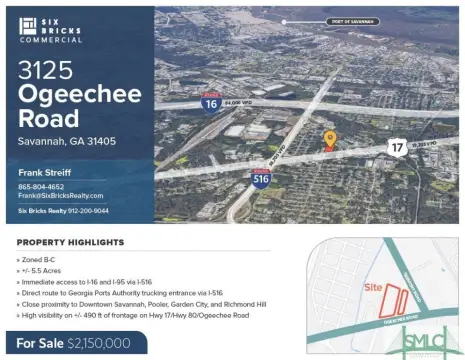 Savannah Land on Ogeechee Road