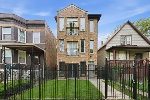Updated Brick Chicago Three-Flat
