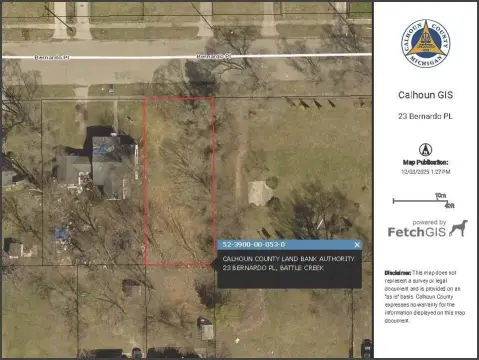 Vacant Land in Battle Creek