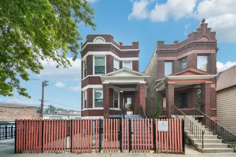 Brick Triplex With Garage