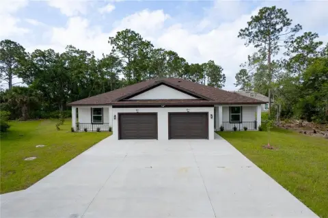 New Duplex with Covered Porch