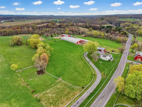 Agricultural Farm with Dairy Barn