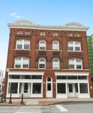 Restored Retail Storefront With Dual Entrances