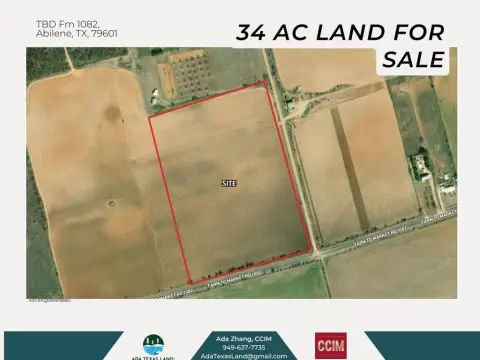 34 Acres Commercial Land Abilene