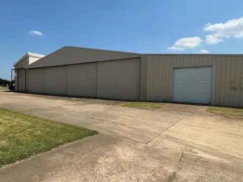 Runway Facing Hangar with Home