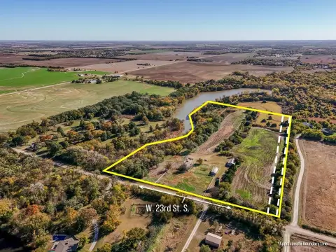 Goddard Acreage with Homesite Potential