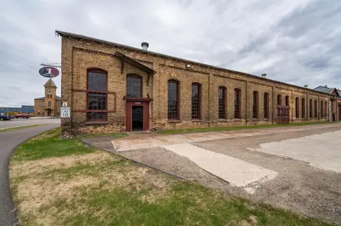 Industrial Warehouse with Overhead Door