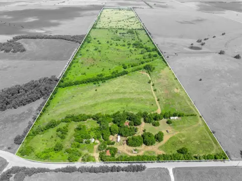 Fenced Agricultural Land with Ponds