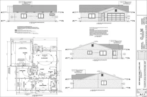 Corner Lot with Custom Plans