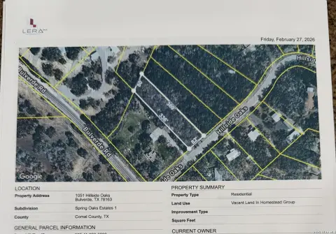 Residential Land in Bulverde, TX