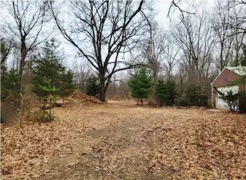 Wooded Land with Pole Barn