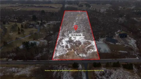 Expansive 12-Acre Parcel in Mendon