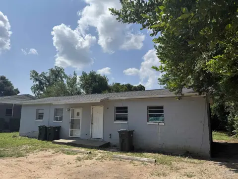 Concrete Block Duplex with New Roof
