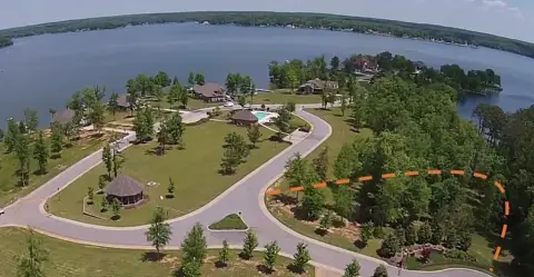 Waterfront Community Corner Lot