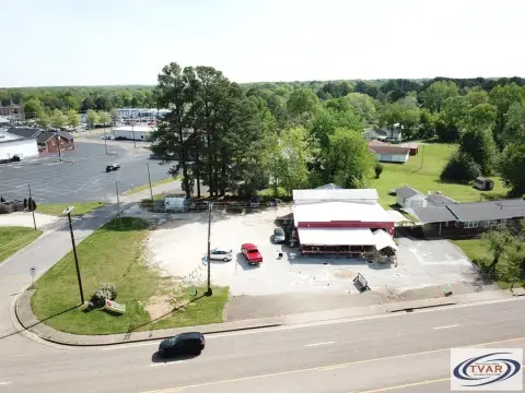 Gas Station Site with Removed Tanks