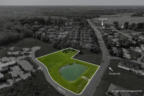 Commercial Land with Pond Feature