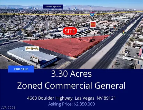 Paved Commercial Land