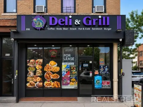 Corner Restaurant Storefront