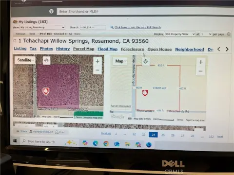 Rosamond Land Near Paved Road