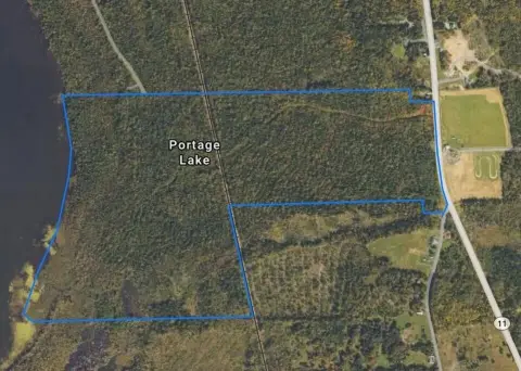 Waterfront Woodlot on Portage Lake