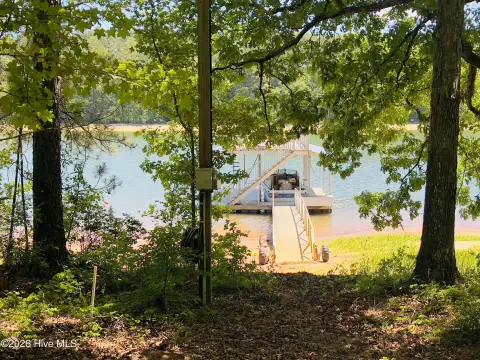 Waterfront Land with Rolling Dock