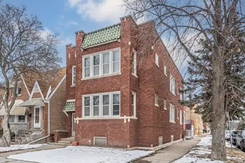 Chicago Two-Unit Brick Building