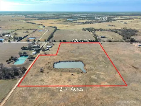 Wills Point Acreage with Pond