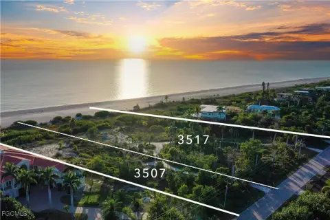 Sanibel Gulf-Front Residential Land Parcel