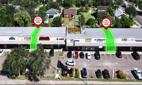 Strip Mall with Two Available Suites