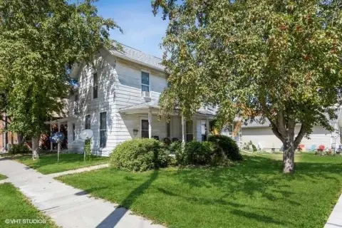 Duplex with Four-Car Garage