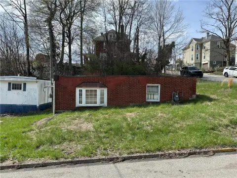 Mobile Home Park with Brick Building