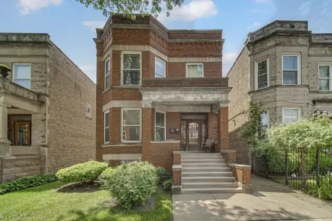 Brick Two-Flat with Sunrooms