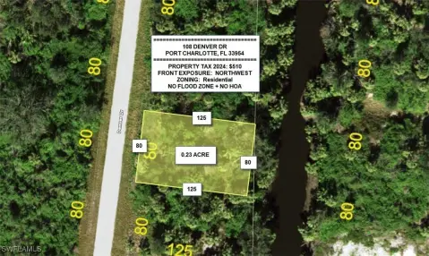 Port Charlotte Canal Lot