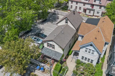 Two-Story Duplex on Corner Lot