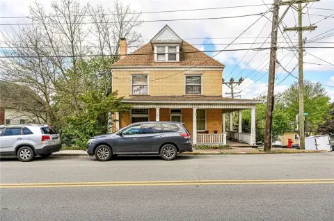 Brick Duplex on Corner Lot