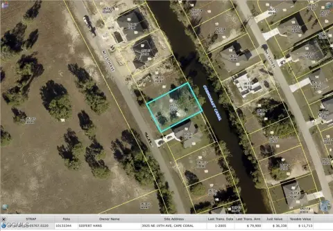 Waterfront Lot in Cape Coral
