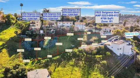 Four Lots with Downtown Views