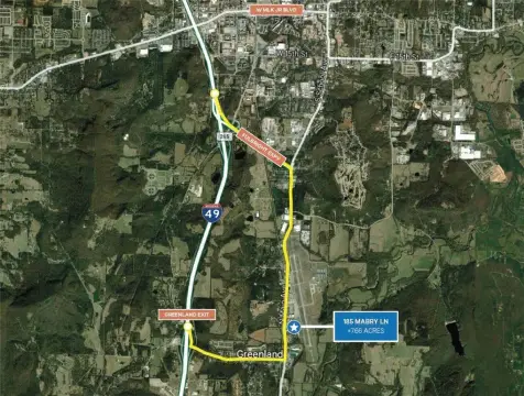 Fenced Commercial Land