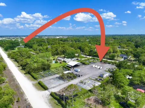 Land with Privacy Hedges