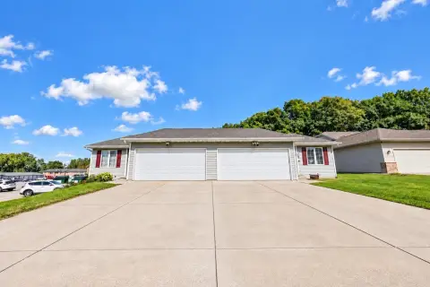 Side-by-Side Duplex with Garages