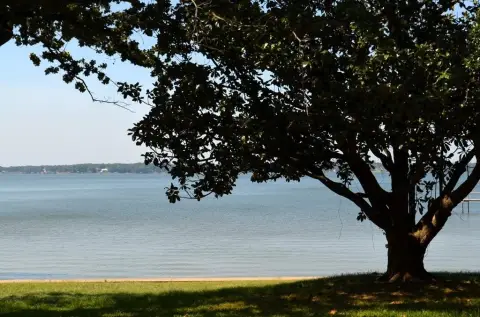 Waterfront Land with Retaining Wall