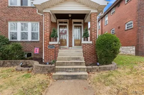 Two-Family Brick and Stone Duplex