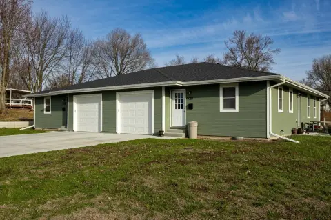 Duplex with Attached Two-Car Garages